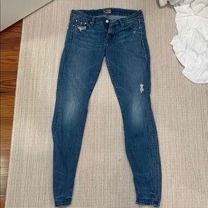 Mother low rise jeans